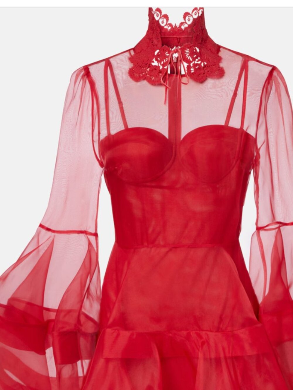 Zimmermann Rebellian Lantern Mini Dress - Picture 4 of 15